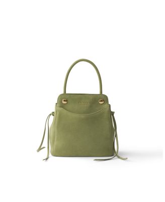 Prada Carry Mini Suede Handbag