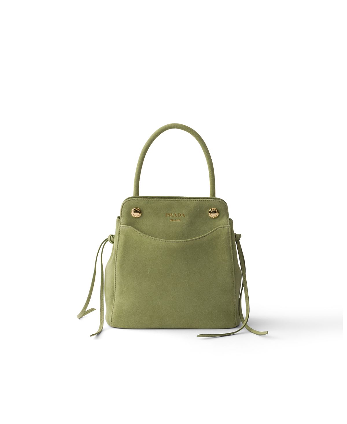 Prada Carry Mini Suede Handbag