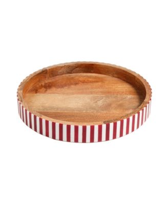  Nohar Mango Wood Tray, 38" x 38" x 5"