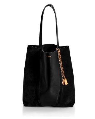Spin Large Suede & Leather Tote