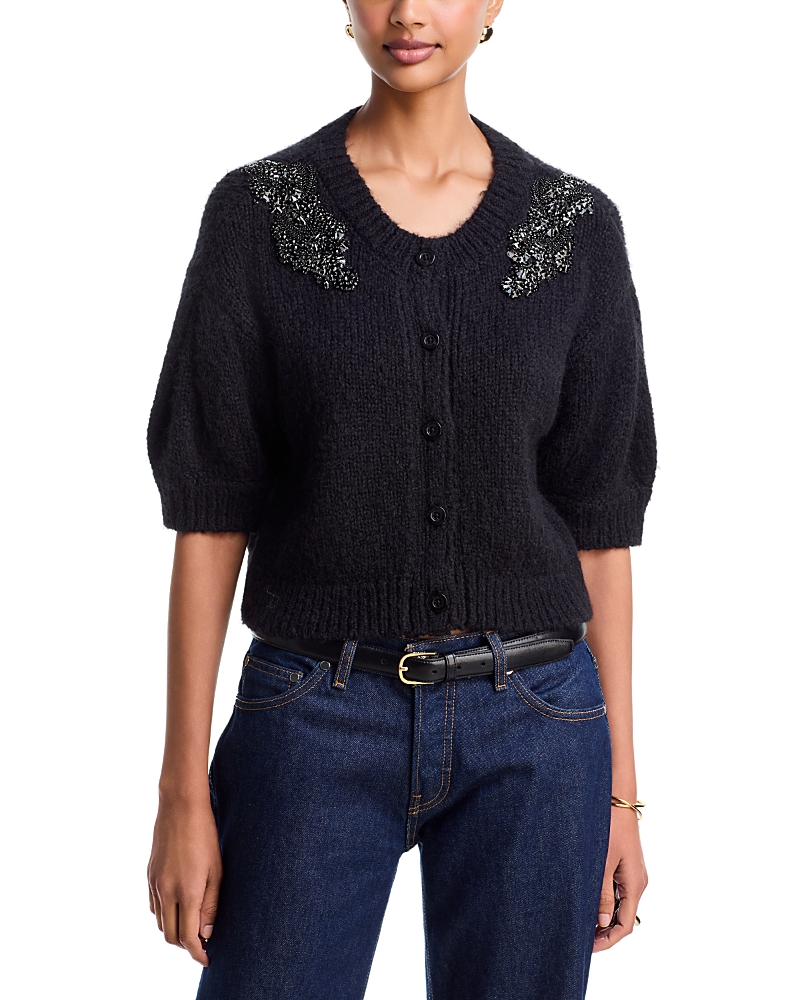 Cinq a Sept Crystal Ivy Millicent Cardigan Sweater