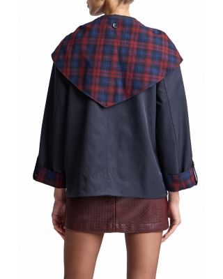 Reversible Scarf Barn Jacket - thumbnail 6