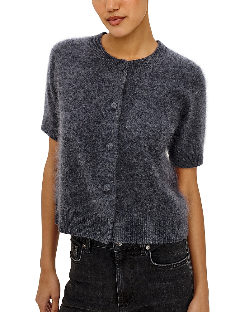 Rails Roman Wool Short Sleeve Cardigan