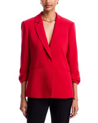 Khloe Ruched-Cuff Blazer