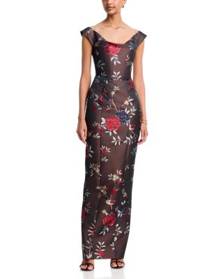 Joanna Jacquard Bodycon Gown