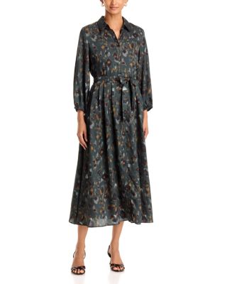 Emmpasso Printed Twill Shirtdress