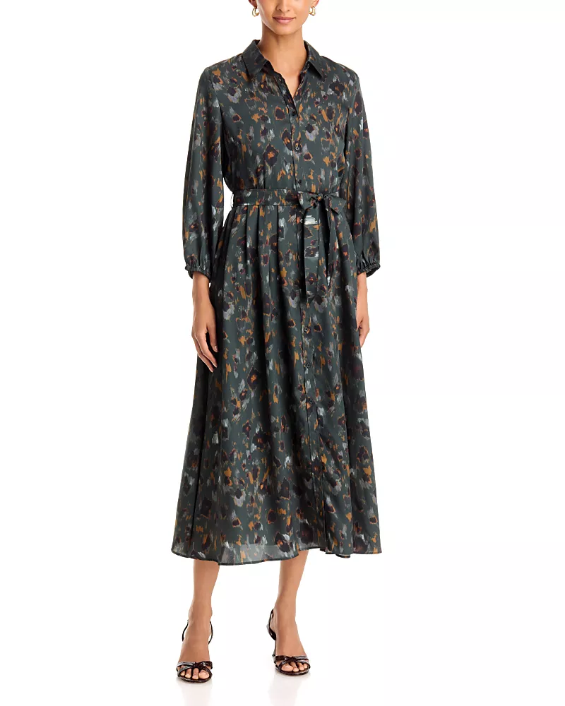 Emme Emmpasso Printed Twill Shirtdress