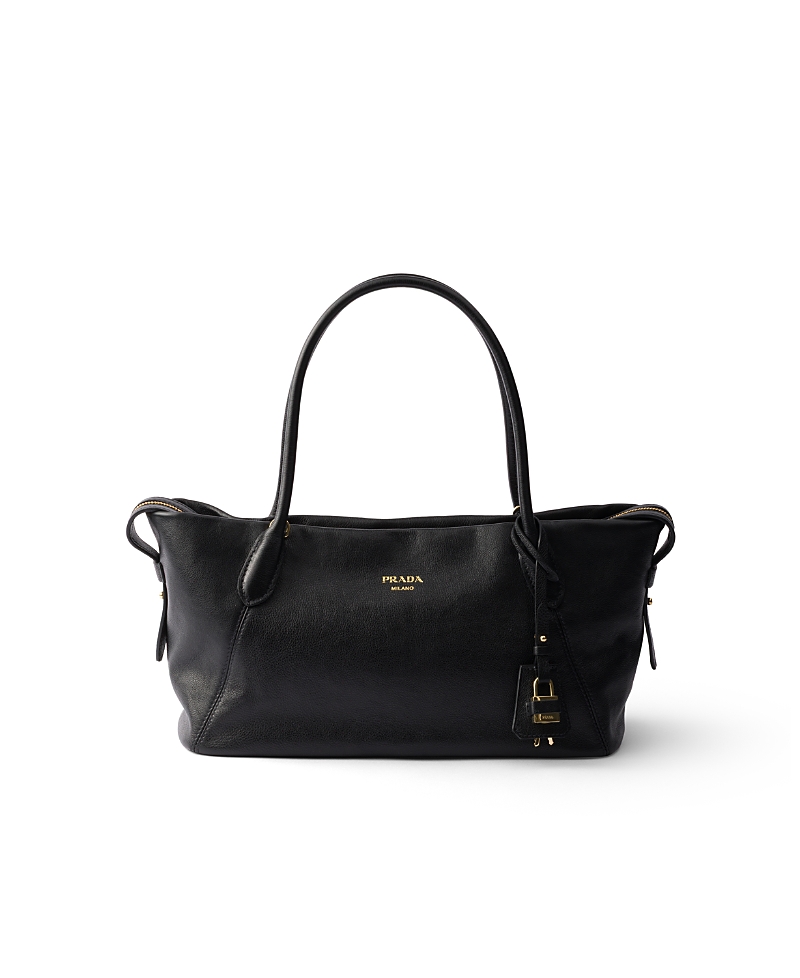 Prada Large Leather Tote Bag