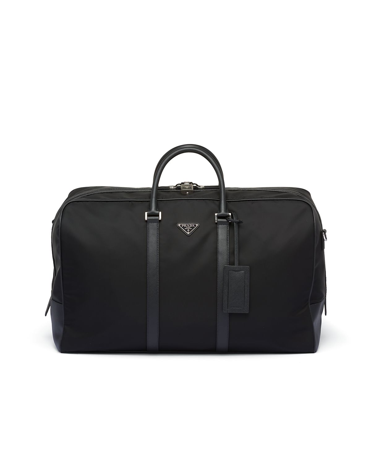 Prada Re-nylon and Saffiano Leather Duffle Bag