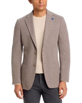 New York Fit Wool & Cotton Jersey Soft Jacket