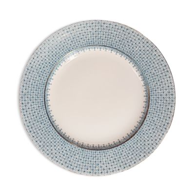 Turquoise Lace Dinner Plate