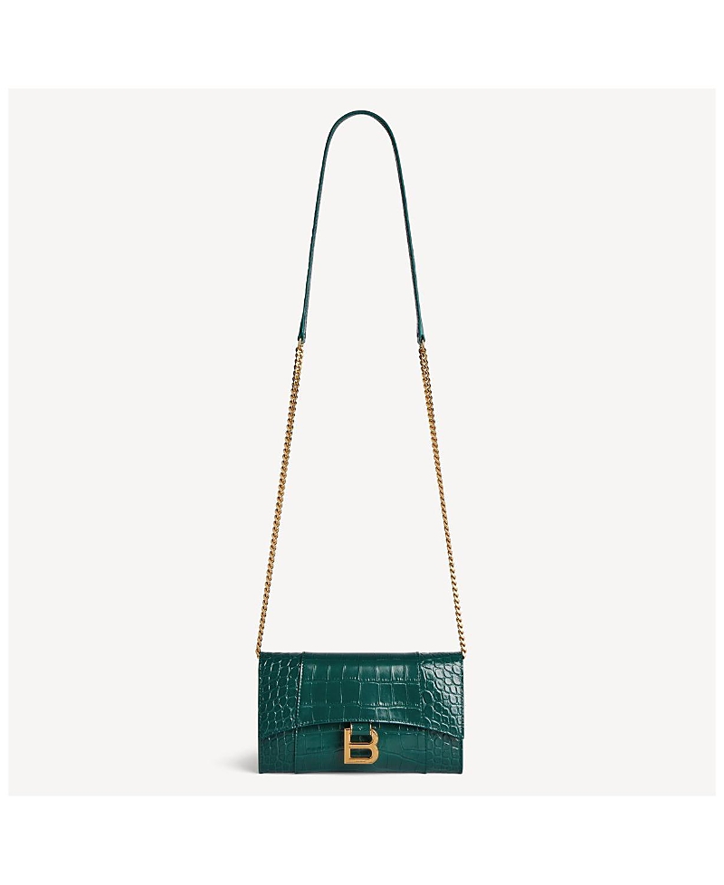 Balenciaga Hourglass Wallet On Chain · OS