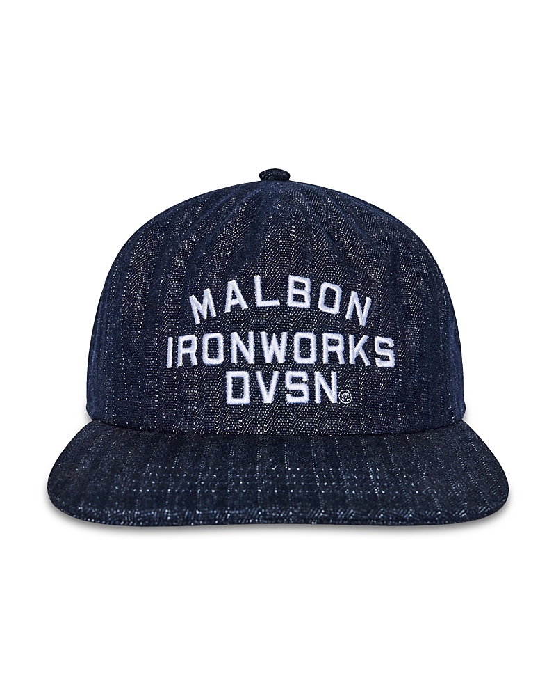 Malbon Foreman Ironworks Division Cotton Logo Hat · OS
