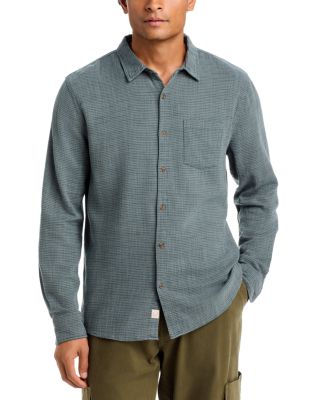 Balsam Cotton Blend Mini Stripe Pocket Shirt