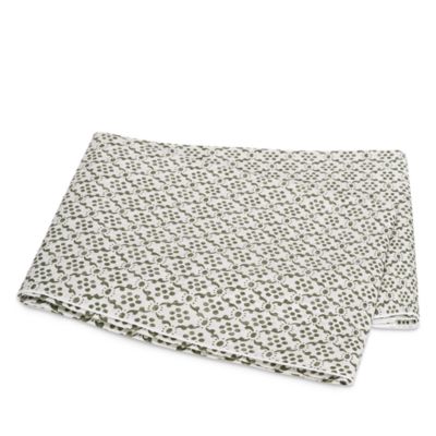 Matouk Laksha Flat Sheet, Full/queen In Gray