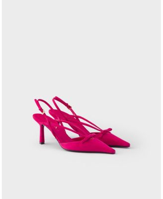  Women's Suede Slingback Pumps