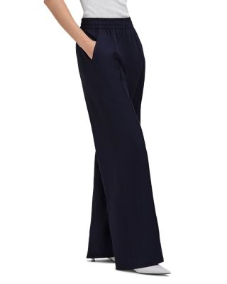 Travis Wool Pull On Wide Leg Pants