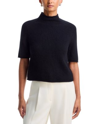 Fride Cashmere Mock Neck Sweater
