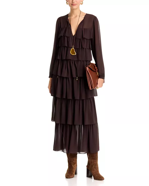 Ruffled Tiered Maxi Dress
