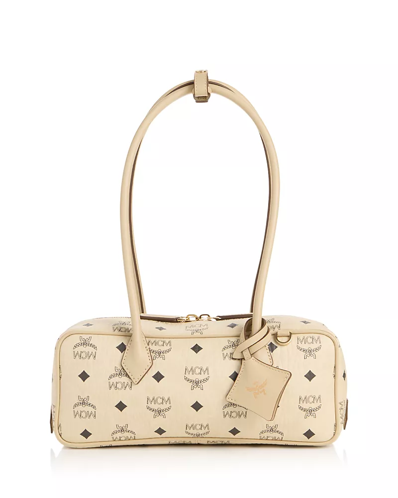 Mcm Aren Small Visetos East West Shoulder Bag