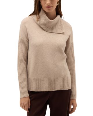 Irene Wool Blend Shawl Collar Sweater