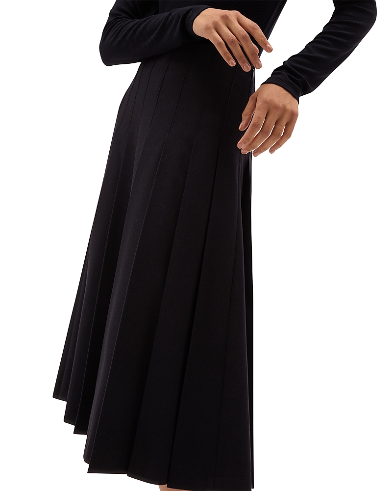 Hobbs London Paige Pleated Midi Skirt
