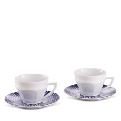 Arcadia Talleyrand Teacup & Saucer, Set of 2