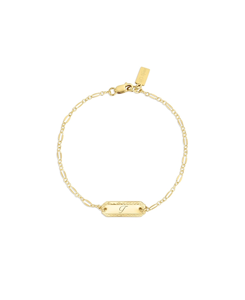 Set & Stones Cora Engraved Initial Bracelet