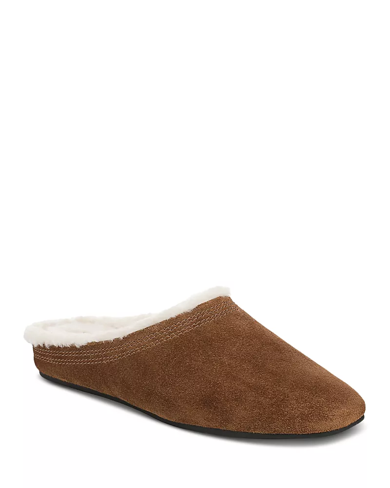 Veronica Beard Women's Narcisa Shearling Mule Flats