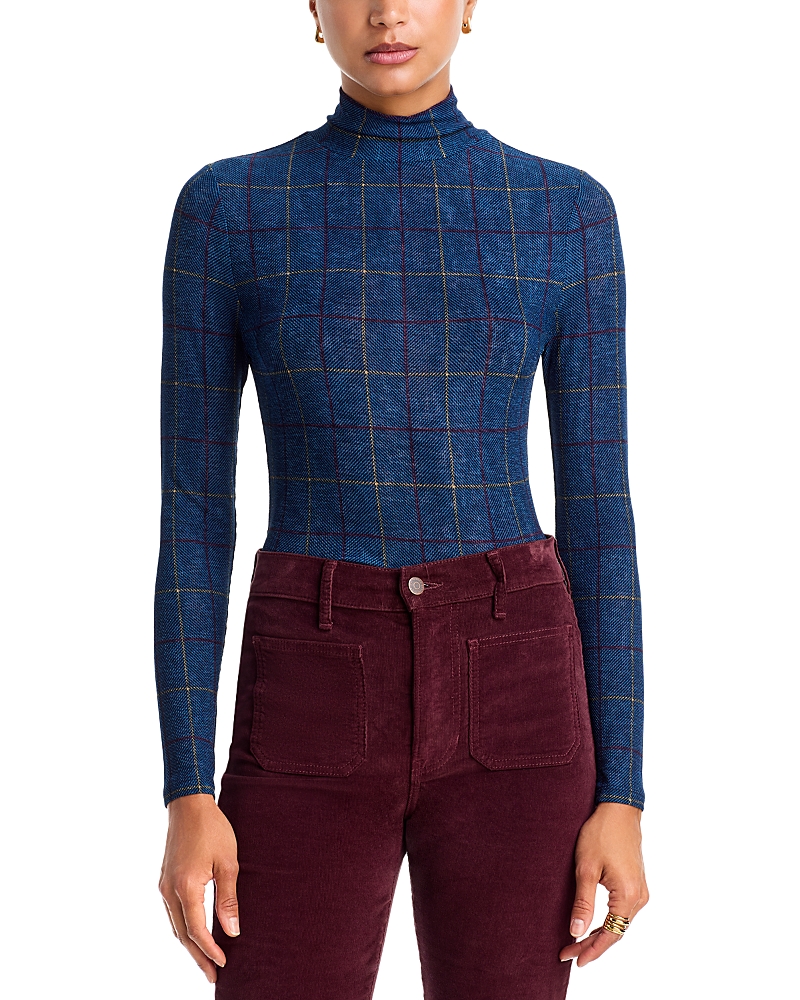 Veronica Beard Wyeth Stretch Jersey Turtleneck Top