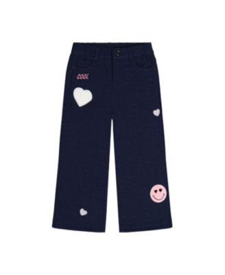Girls' French Terry Playful Relaxed Sparkle Pant - Little Kid