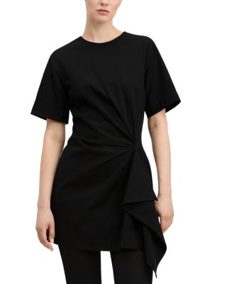 Daniel Origami Draped Short Sleeve Dress