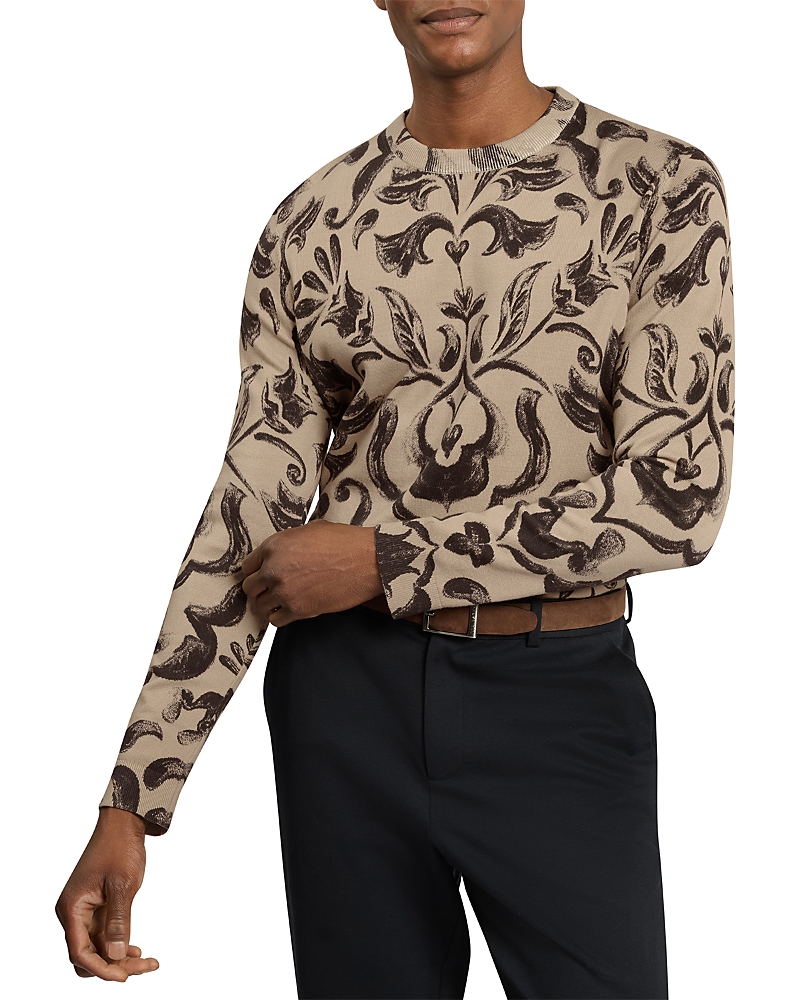 Ted Baker Bayllis Long Sleeve Printed Crew