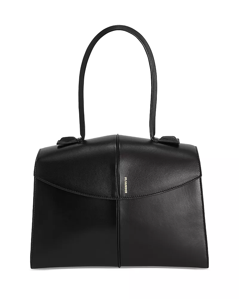 Jil Sander Linea Leather Top-Handle Bag