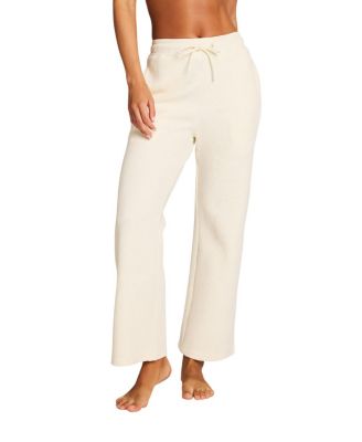 Negative Waffle Knit Cropped Track Pant
