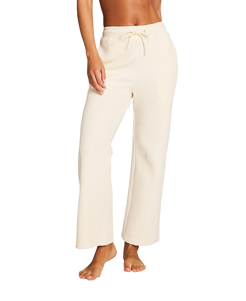 Negative Waffle Knit Cropped Track Pant