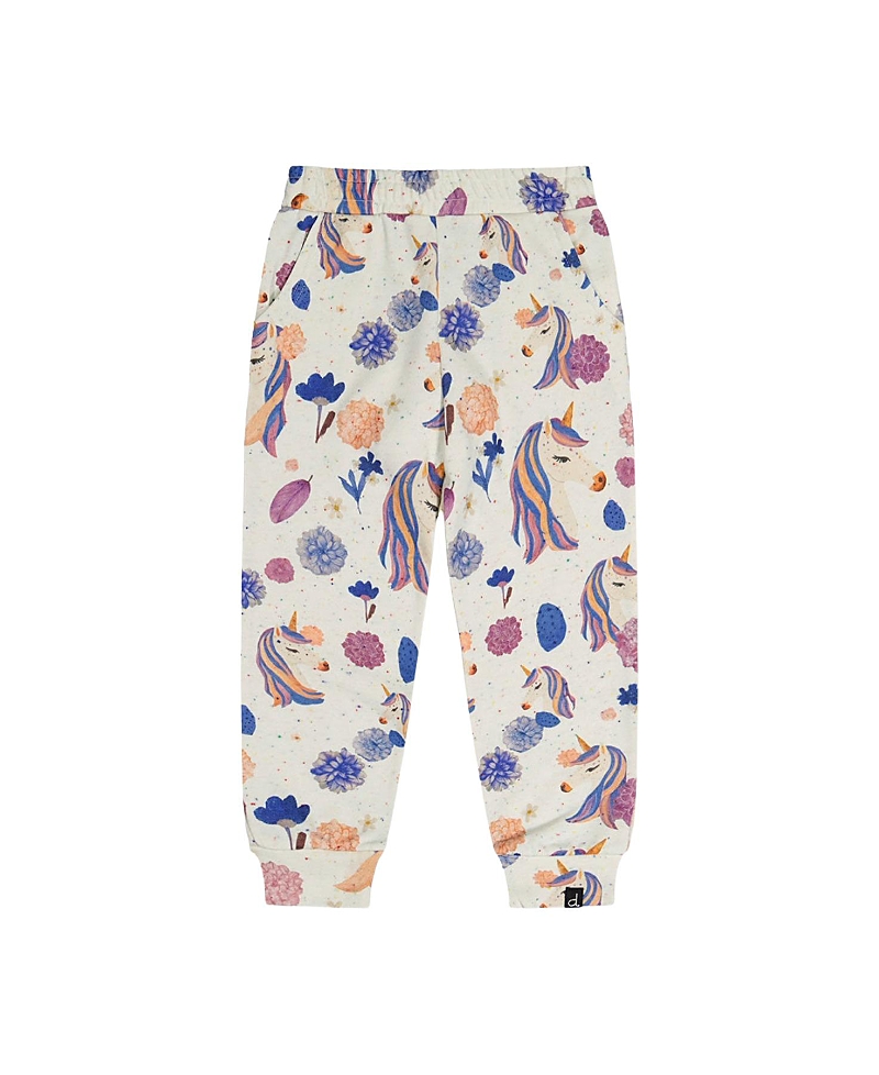 Deux par Deux Girls' French Terry Side Pocket Sweatpants - Little Kid