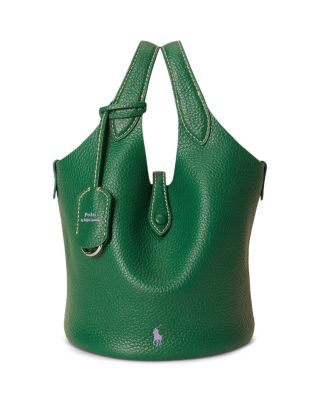Polo Play Small Leather Crossbody Tote