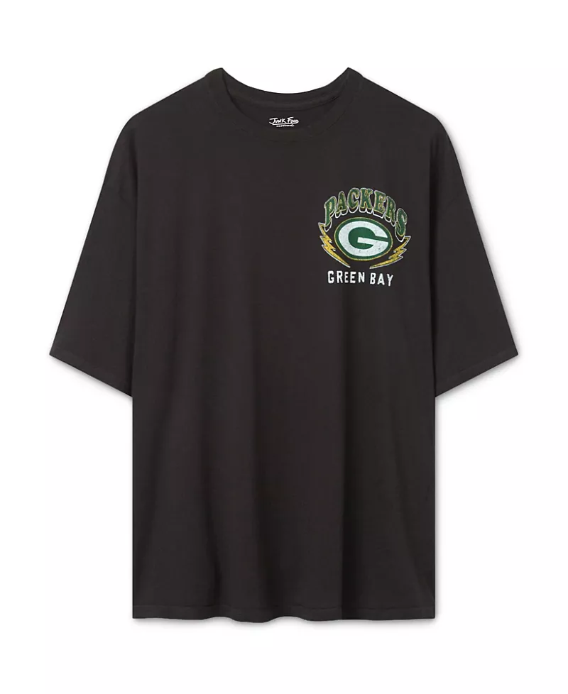 Junk Food Clothing Women's Green Bay Packers City Series Oversized Tee