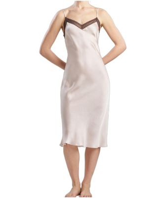 Natori Edit Ashley Icon Gown With Lace In Neutral