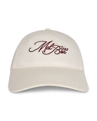 Malbon Palmetto Cotton Dad Hat In White