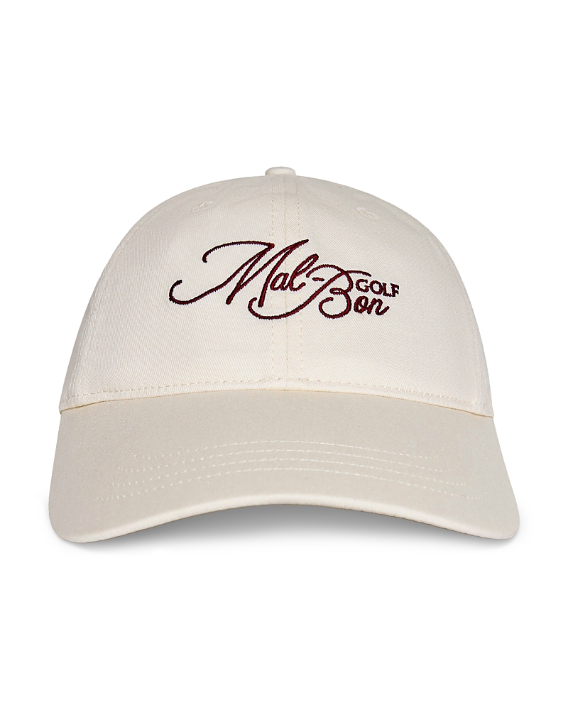 Malbon Palmetto Cotton Dad Hat In White
