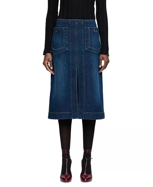 Fernanda Stretch Denim Skirt