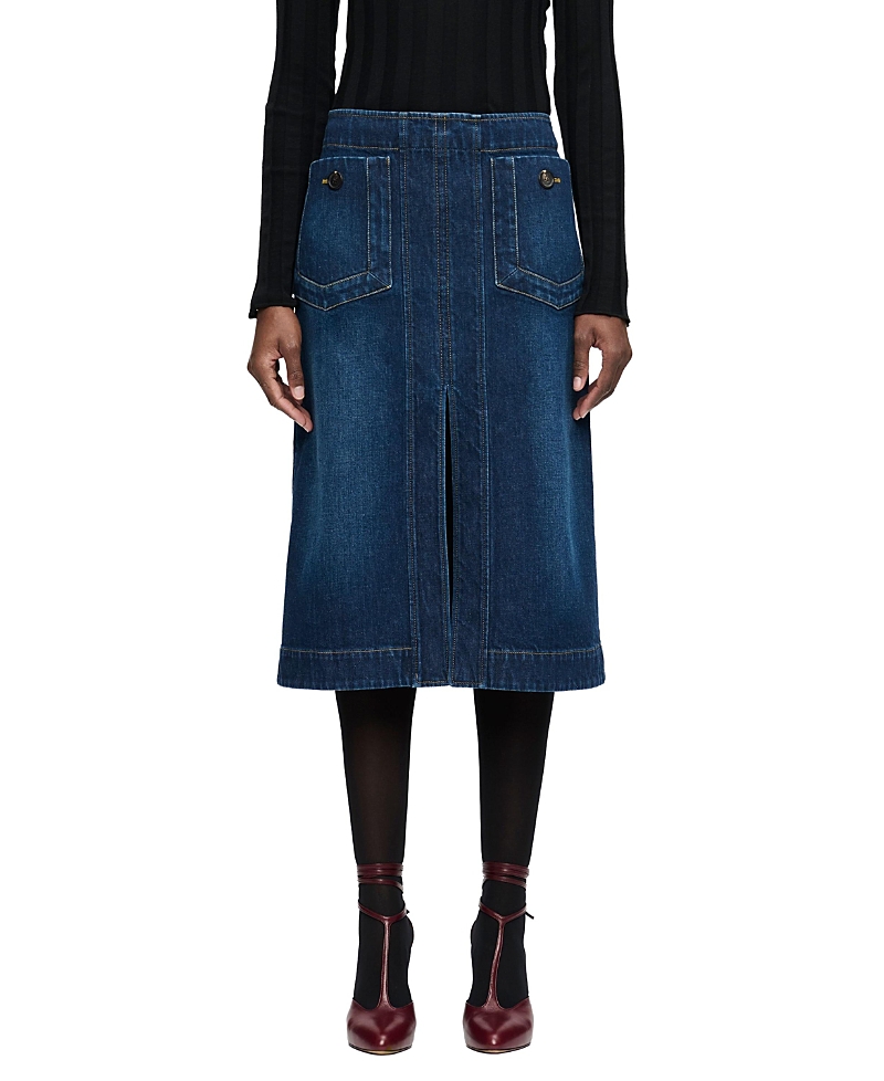 Callas Milano Fernanda Stretch Denim Skirt