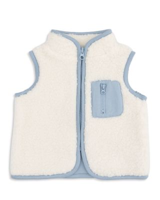 Boys' Sherpa Zip Front Vest - Baby