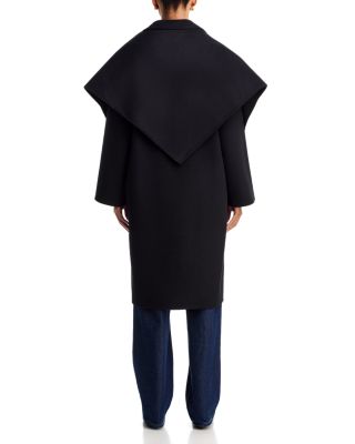 Oversized Removable Scarf Coat - Exclusive - thumbnail 4