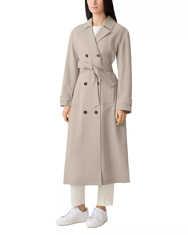 Mackage Lorna Wool Gabardine Trench Coat