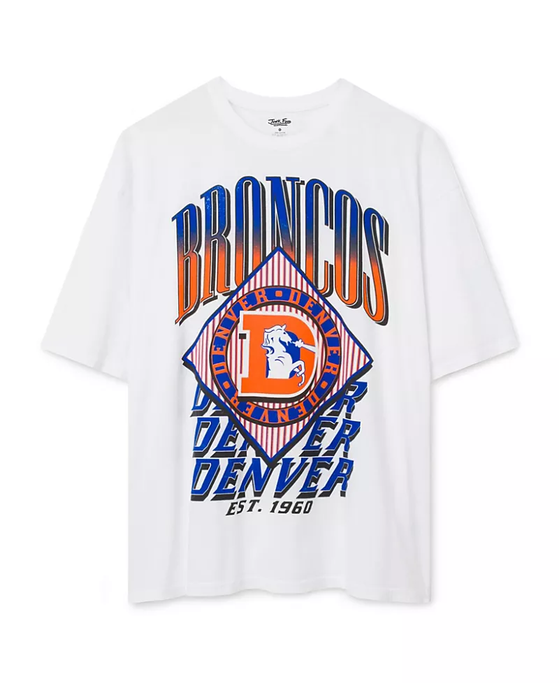 Junk Food Clothing Women's Denver Broncos Oversized Tee