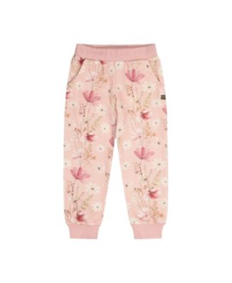 Girls' French Terry Ribbed Cuff Sweatpants - Little Kid