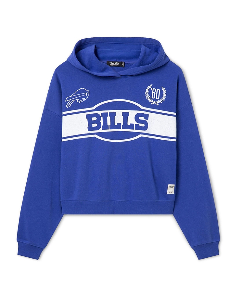 Junk Food Clothing Women's Buffalo Bills Oversized Crop Hoodie